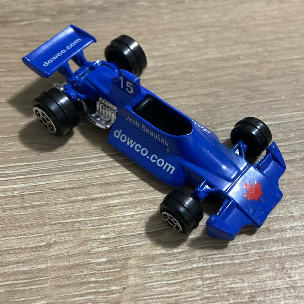 Blue Racing Car